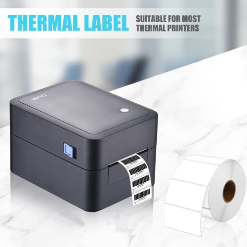 iDPRT 2.28' 1.18' Multi-Purpose Direct Thermal Labels (58mm30mm), Self-Adhesive Thermal Sticker for Address, Barcode, Compatible with iDPRT, Rollo, Zebra, etc, 1 Roll - 1000pcs, White - size: 2.28" × 1.18"(58mm×30mm)