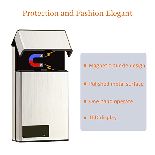 Timed Lock Box – Time Locking Small Container with 999 Hours LCD Display – Portable Locking Box with Timer Lock for Storage – Break Bad Habits – Credit card, Cash, Key,Medication