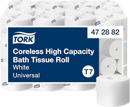 Tork Coreless High-Capacity Toilet Paper Roll T7, 36 x 1100 sheets, 472882 - size: 36 Count (Pack of 1)