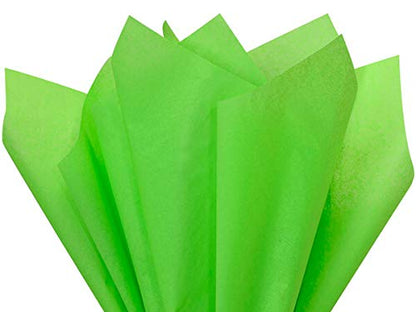 Groovy Green Tissue Paper Squares, Bulk 10 Sheets, Premium Gift Wrap and Art Supplies for Birthdays, Holidays, or Presents by Feronia packaging, Large 15 Inch x 20 Inch Made in USA - color: GroovyGreen