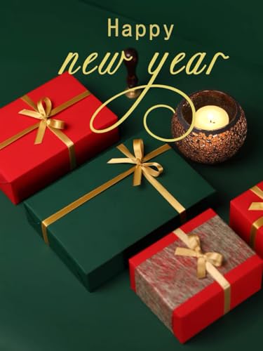 Vanhench Green Wrapping Paper Roll 17.5"×963" (80 1/4FT) - color: Christmas Green, size: 17.5" X 80.25'
