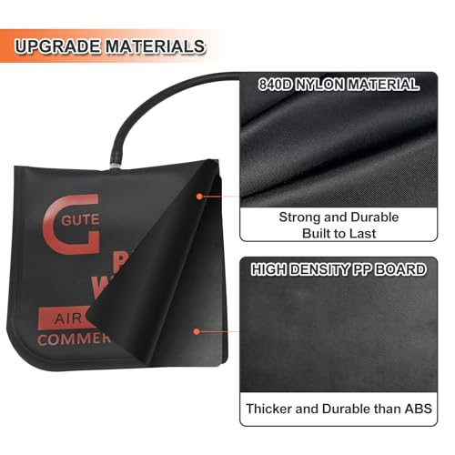 GUTE Air Wedge Bag Pump 330LB 6Pk Inflatable Leveling Alignment Kit - color: Red