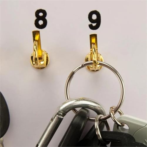 Replacement Metal Key Hooks, Spring Lock for Key Cabinets & Boards, 25 Pack - size: Pack of 25
