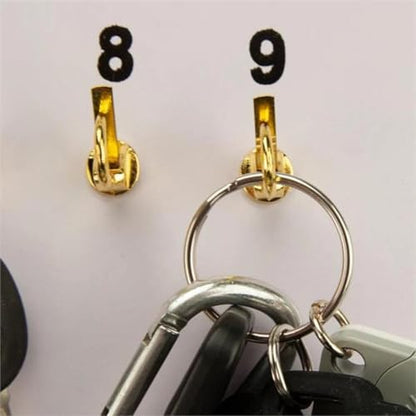 Replacement Metal Key Hooks, Spring Lock for Key Cabinets & Boards, 25 Pack - size: Pack of 25
