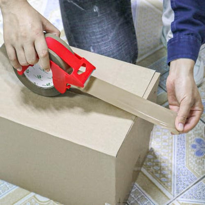 BOMEI PACK Brown Packing Tape 2.7 Mil 1.88 Inch x 120 Yards, 6 Refills Rolls Packaging Tape for Moving, Shipping and Storage