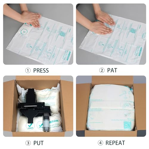 Expanding Foam Packaging Expanding Packing Foam for PC, Fragile & Irregular Valuables Items, Electronics, Ceramics, 14"x16" Expandable Packing Foam for Shipping & Moving #10 (8 PACK) - size: #10-8 pack