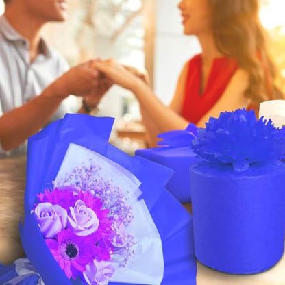 Jkopsnr 100 Sheets Blue Tissue Paper 20x14 Inches - color: Blue, size: 14x20