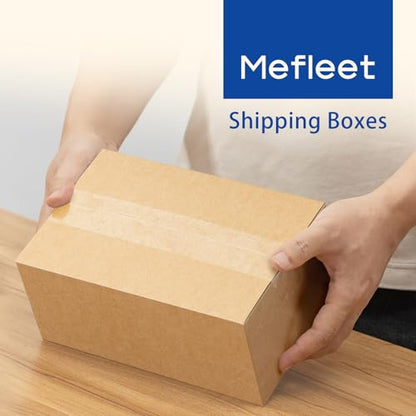 Mefleet 9x6x4" Shipping Boxes 50 Pack Corrugated Cardboard Box Brown - size: 9x6x4 inches (50 Pack)