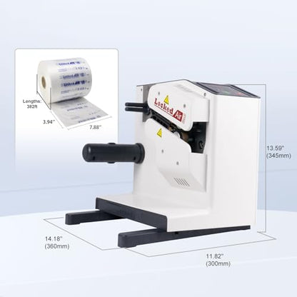 High-Speed Air Cushion Machine for Packaging & Shipping 3-Second Preheat, 26ft/min Maker with 328ft Air Pillow Film Roll,LA-E4C