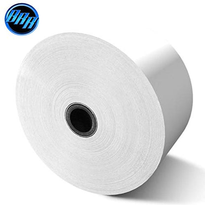 (32 Rolls - 4 Cases) 3 1/8" x 815' heavy thermal paper 8 rolls - 80 GSM nautilus hyosung halo Paper - ATM Special Thermal Paper Rolls - BuyRegisterRolls - size: 4 Cases