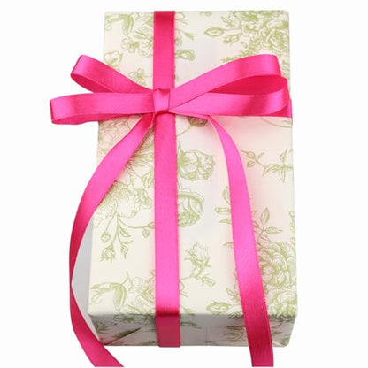 3/4 Inch Magenta Satin Ribbon 50 Yards Single Face Polyester - color: Magenta, size: 3/4 inch