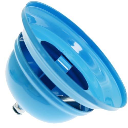 WEKOILCall Bell Desk Service Ding Bell for Restaurant Hotel Room Kitchen Party Office Receptionist Elderly Teachers Chef Large Cute Bell Whole Blue,3.3 inch - color: Whole Blue