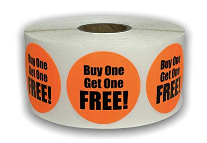 BOGO Label Stickers 1.5-inch Round Pricing Discount Retail Labels
