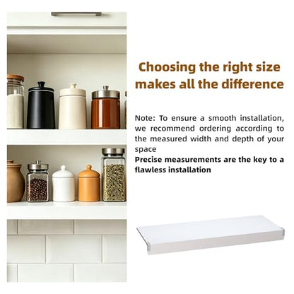 Wire Shelf Covers, 5pcs PVC Wire Rack Cover for Pantry & Closet Shelving - color: White, size: 30*12*2.3