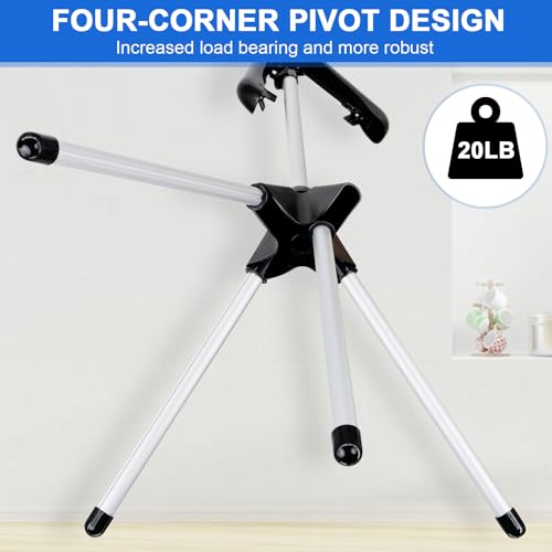 Adjustable Cap and Gown Display Stand, 32-63 Inch, Black - color: Black