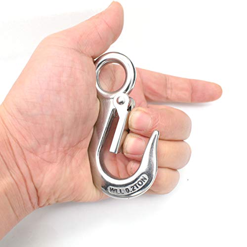 Alele Grab Hooks,Slip Hooks,304 Stainless Steel Lifting Hook Rigging Accessory,440 lbs.Work Load (Grab Hooks 0.2t) - color: Grab Hooks 0.2t