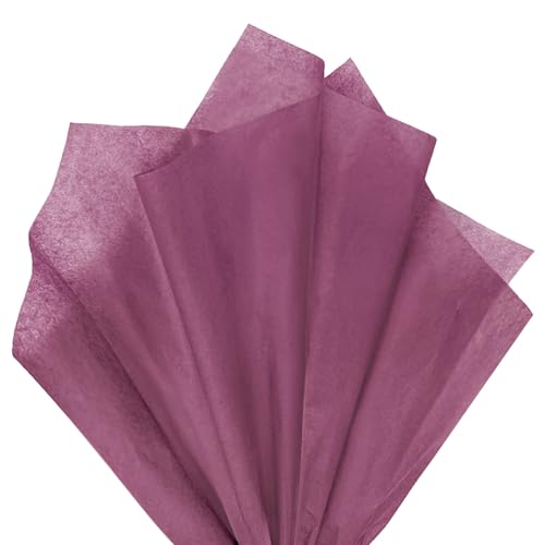 120 Sheets 14 x 20 Inch Burgundy Tissue Paper for Gift Bag Wrapping - color: Burgundy