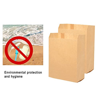 Small Paper Bags, Feminine Hygiene Bags, 100 Sanitary Disposal Bags, Feminine Disposal Bags, Used for Sanitary Napkins, Cotton Slivers, Desserts