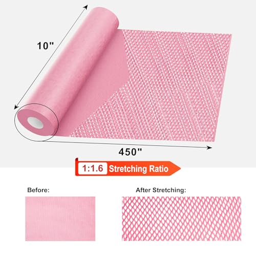 Honeycomb Packing Paper, Pink 10" x 450'' Packing Paper, Wrapping for Moving Shipping Packaging, Recyclable Moving Supplies (pink, 10" x 450'') - color: pink, size: 10" x 450"