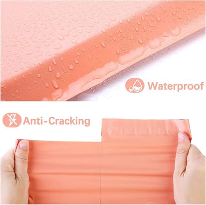Metronic Poly Mailers 10x13 1200PC Shipping Bags Bulk for Small Business - color: Peach Pink, size: 10x13 1200PC