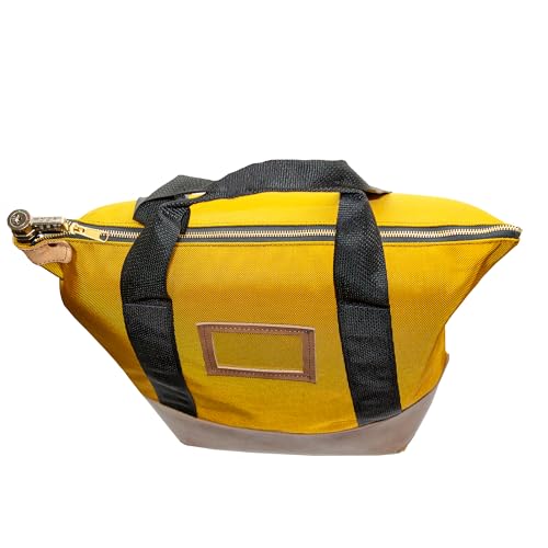 Locking Heavy Duty Courier Bag, 18x18x8 inch - color: Gold