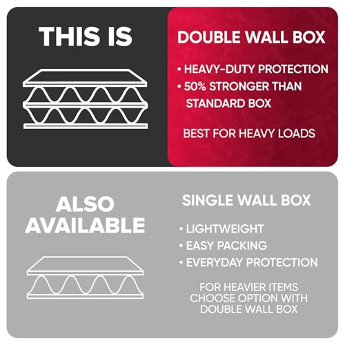 1 Cu Ft Ready To Ship Carton with Black Crinkle Paper Filler 12x12x12" - color: Black, size: Double Wall Box