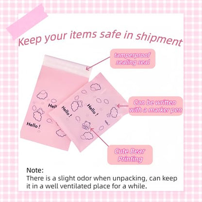 PABCK Poly Mailers Self Adhesive Shipping Envelope 50Pcs 6.69x9.84+1.97inch - size: 6.69x9.84+1.97 inch