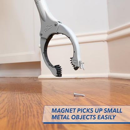 Unger 32” Grabber Plus Reacher Tool and Trash Picker Upper, Built-In Magnet and Economic Grip, Claw Pickup and Yard Clean Up, Reaching Assist for Seniors, Safely Perform Tasks - style: Grabber Plus