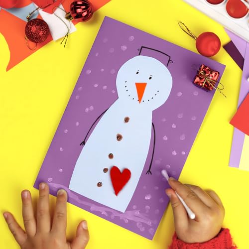 Goefun 24 Sheets Purple Cardstock 8.5 x 11 80lb Halloween Card Stock - color: purple, size: 8.5x11
