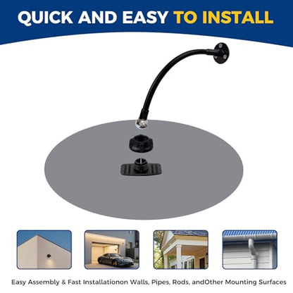 acrylic convex mirror 360-degree adjustable wide-angle indoor security mirror suitable for monitoring blind spots in parking lots Garage warehouses offices and traffic safety management (11.8in) - size: 11.7in*2