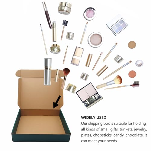 Green Recyclable Cardboard Small Gift Mailer Boxes for Shipping Packaging Craft Gifts Giving Products (25 Pack, 9 x 6 x 2 Inch) - color: Green, size: 9 x 6 x 2 Inch
