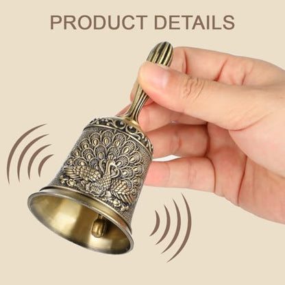 Hand Bell Ringing Bells Loud Service Call Bells Handbells for Seniors Bedside Wedding Dinner Meditation