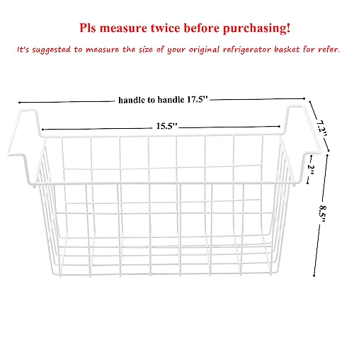 Orgneas 17.5" Freezer Organizer Bins for Chest Freezer Storage Rack Bins - size: 17.5 inch