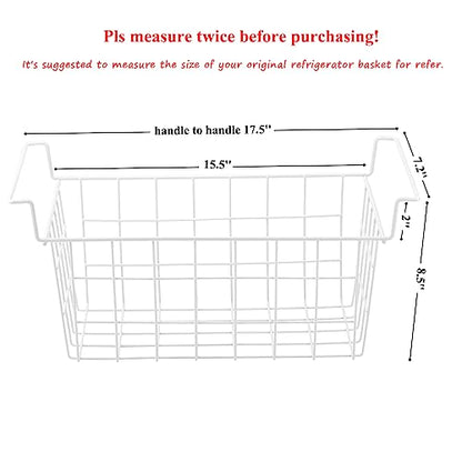 Orgneas 17.5" Freezer Organizer Bins for Chest Freezer Storage Rack Bins - size: 17.5 inch