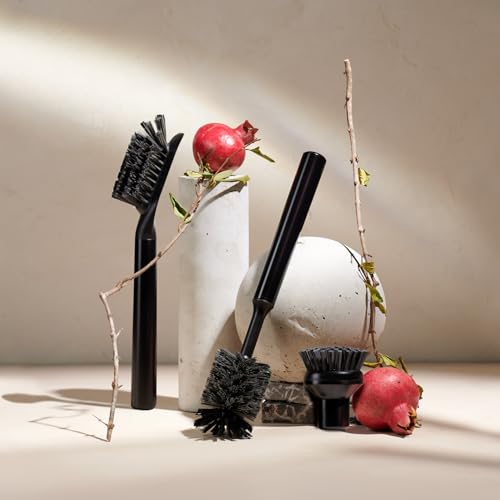 Curio Home Goods Ionic Brush Set, Onyx/Black