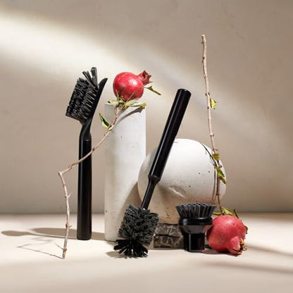 Curio Home Goods Ionic Brush Set, Onyx/Black