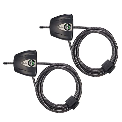 Master Lock Python Cable Lock Heavy Duty, Keyed, Anti-Theft 2-Pack, 8417TEC - size: 2 Pack