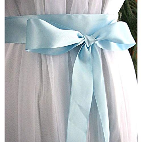 VATIN Lt.Blue Satin Ribbon 1-1/2 Inch x 25 Yards for Gift Wrapping - color: Blue Light, size: 1-1/2" x 25 Yards