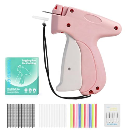 Stitch Gun for Clothes, Handheld Quick Clothing Fixer - color: Pink