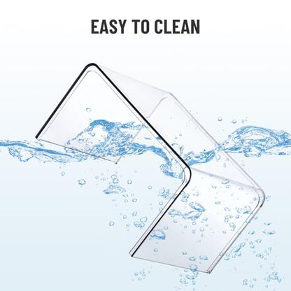 Bobomoment Clear Cabinet Organizer, Stackable Shelf Organizer Set of 2