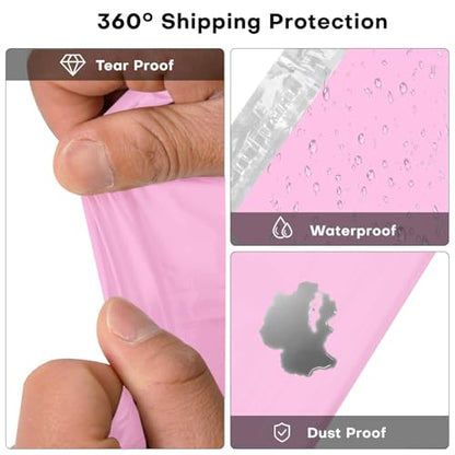 Poly Mailers 30 x 36 Large Poly Envelopes Shipping Bags 20 Pack, Shipping Mailers with Self Seal Adhesive,Waterproof and Tear Proof Polyethylene Mailer Bags for small business (Light Pink) - color: Pink, size: 30x36 inch 20PCS