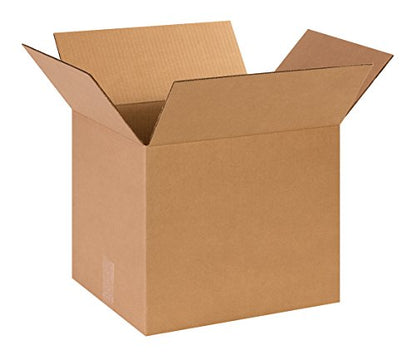 BOX USA Shipping Boxes Medium 14"L x 12"W x 12"H 25-Pack - Corrugated Cardboard Box for Moving, Mailing, Packing, Packaging and Storage - style: Standard Corrugated