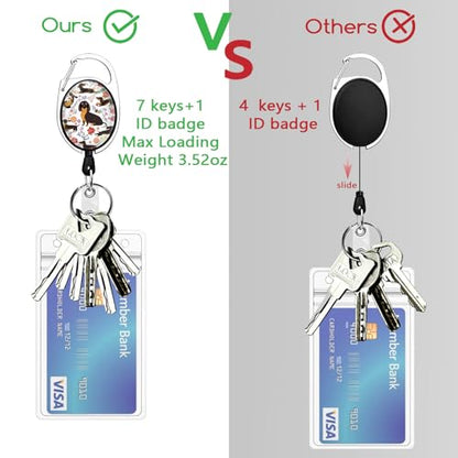 Giancomics Dachshund Lanyards for ID Badges Holder Retractable Badge Reel - color: Dachshund