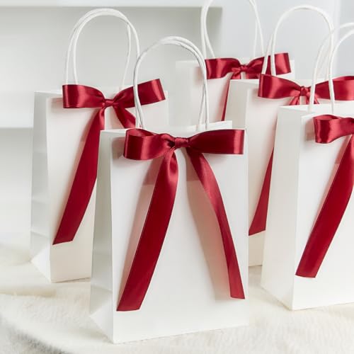 Burgundy Satin Ribbon 1 Inch x 100 Yards - color: Burgundy