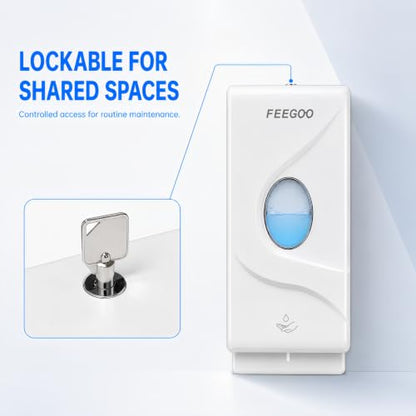 Automatic Soap Dispenser, 27 fl oz White Wall Mounted - color: Fg2002-white