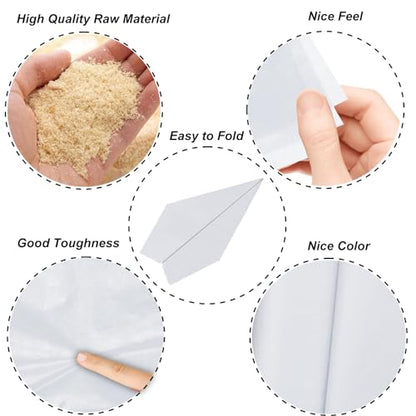 Jkopsnr 100 Sheets White Tissue Paper 20x14 Inches - color: White, size: 14x20