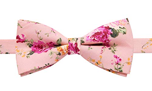 AUSKY 8 PACKS Elegant Adjustable Pre-tied Bow Ties for Men Boys (1&4&5&6&8 Pack for option) - color: A