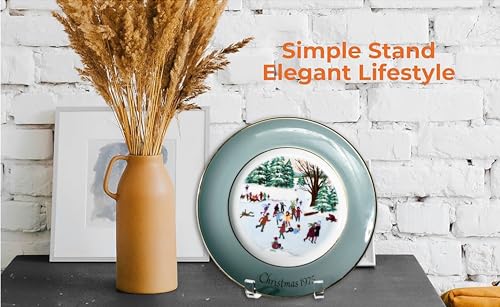 AMT 9 Inch Acrylic Plate Display Stand - Holder Frame, Picture, Decorative Plate, Book, Photo Easel - color: 9 Inch