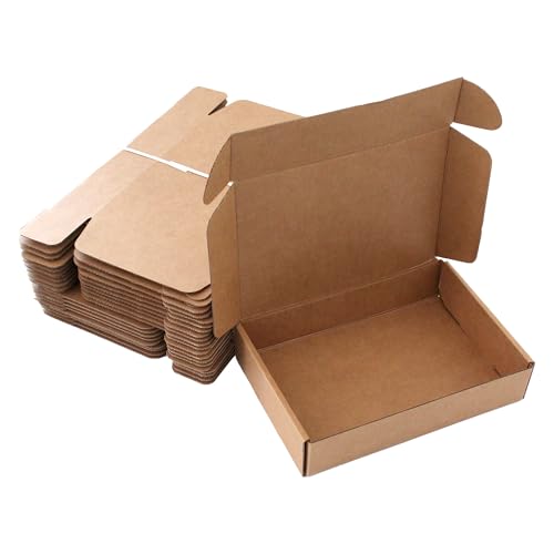 Brown mailer Boxes 9x6x2, 20 Pack Shipping Boxes for Small Business & Gifts - color: Brown, size: 9x6x2''