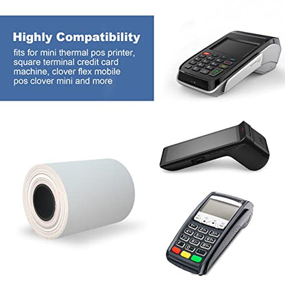 BESTEASY Thermal Receipt Paper, 3 1/8 x 230ft Pos Register Tape Rolls Cash Register Receipt Paper (10 Rolls) - size: 3 1/8 x 230', style: 10 rolls